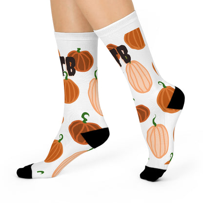 OTTB Pumpkin Cushioned Crew Socks