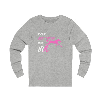 Best Friend Pink "Ink" Unisex Long Sleeve Tee