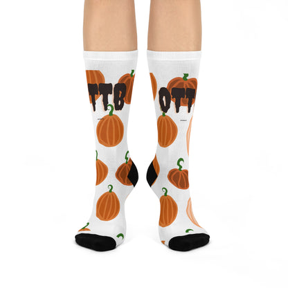 OTTB Pumpkin Cushioned Crew Socks