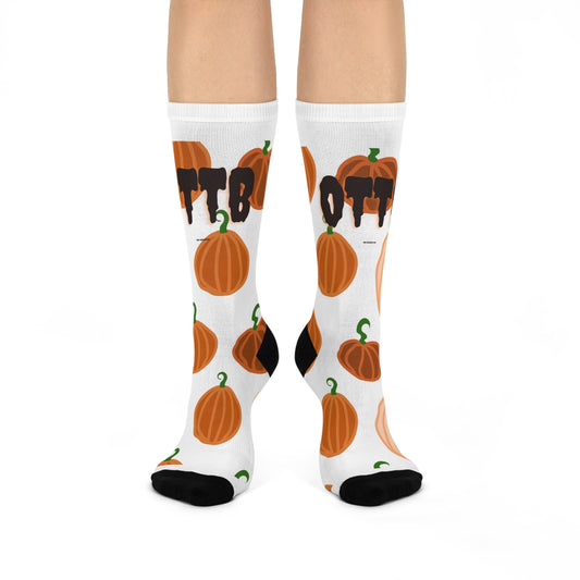 OTTB Pumpkin Cushioned Crew Socks
