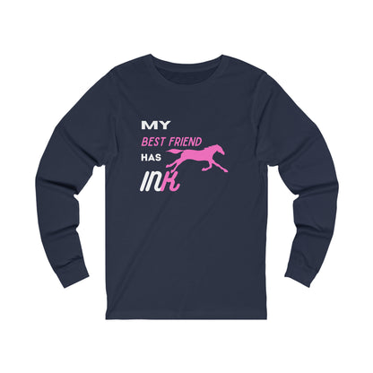 Best Friend Pink "Ink" Unisex Long Sleeve Tee