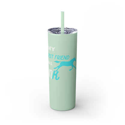 Best Friend Tumbler with Straw, 20oz