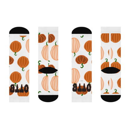 OTTB Pumpkin Cushioned Crew Socks