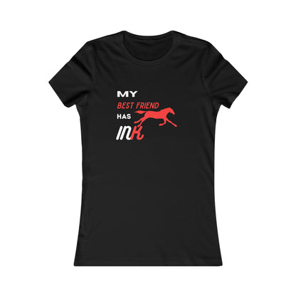 Best Friend Red "Ink" Women's Tee