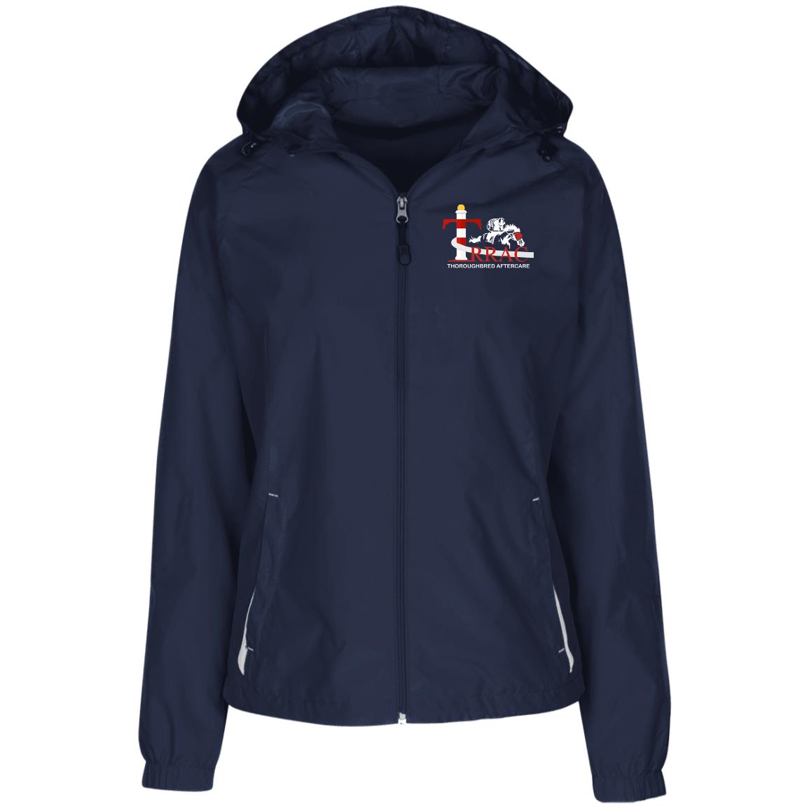 Ladies' Jersey-Lined Hooded Windbreaker