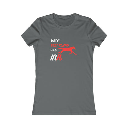 Best Friend Red "Ink" Women's Tee